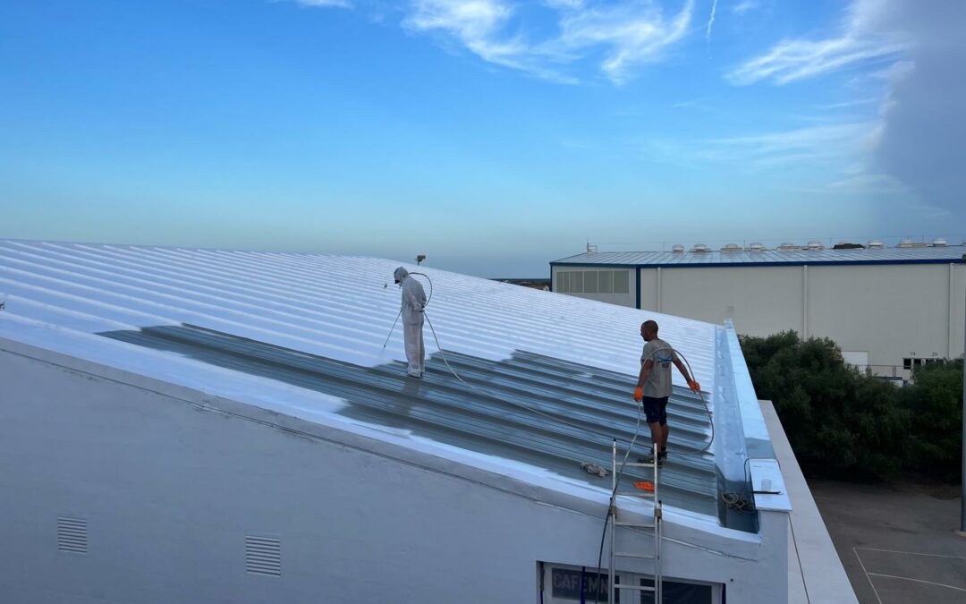 Saneamiento de tejado IES CAP DE LLEVANT